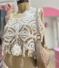 Top Sumatra de hilo natural mujer Vanitty