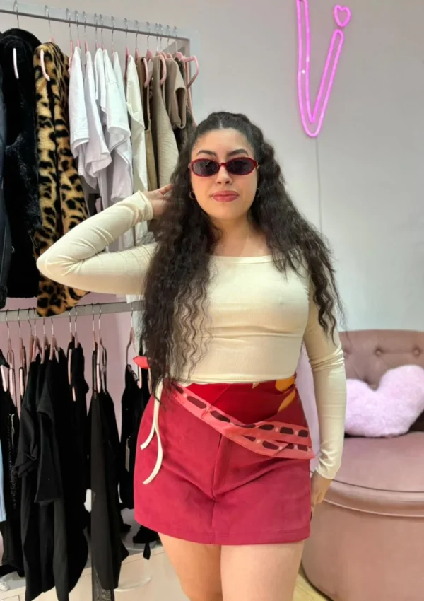 Remera Basic de Morley con Cuello Bote – Amarillo Pastel