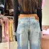 WhatsApp Image 2026-04-05 at 7.20.20 PM (2) Jeans Wide Leg Psychic – Azul y Turquesa