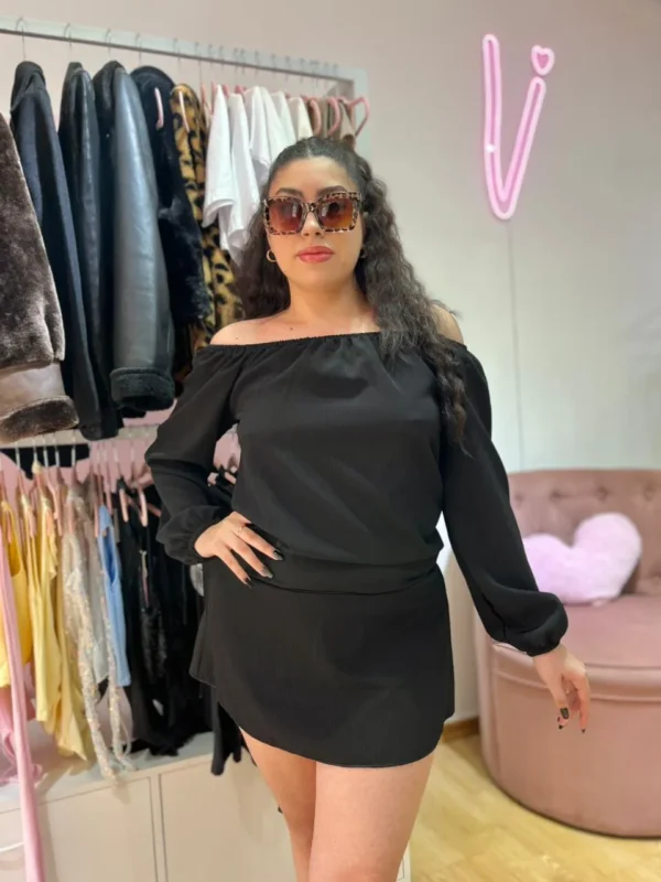 Vestido Paisana de Sedita Proenza – Negro