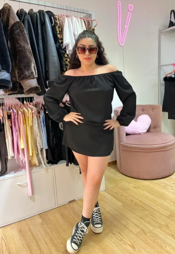 Vestido Paisana de Sedita Proenza – Negro