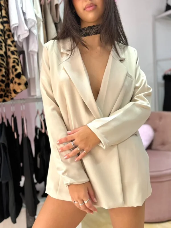 Blazer Oversize – Nude