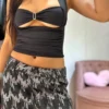 Falda sychic con Brillos – Negro