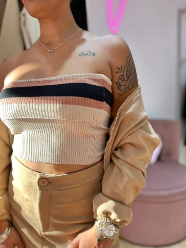 Top Strapless de Hilo de Bremer