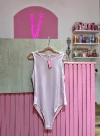 Body Clásico de Algodón – Rosa Bebé