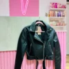 Campera de Eco Cuero Corta – Negra
