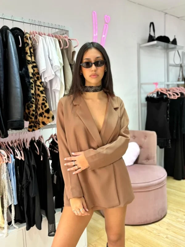 Blazer Oversize – Chocolate