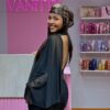 IMG_7311 Vestido de Microtull con Capita – Negro